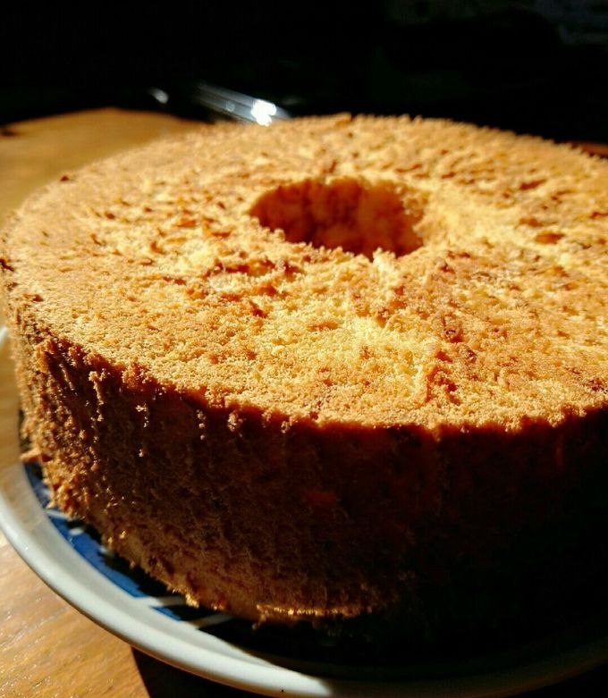 ふわふわ 簡単 りんごシフォンケーキ-レシピのメイン写真