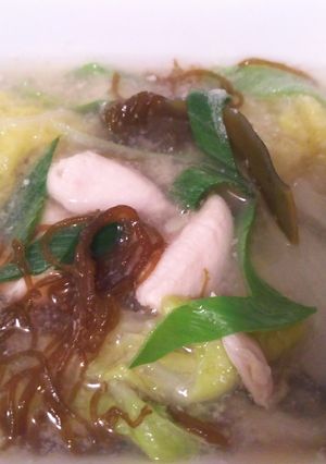 鶏肉ささ身かす汁鍋-レシピのメイン写真