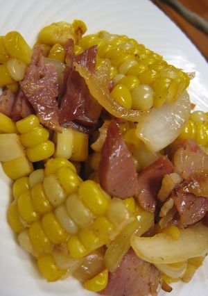 ◎とうもろこしベーコン玉ねぎのバター炒め-レシピのメイン写真