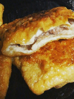 油揚げで変わり皮ギョーザ風-レシピのメイン写真