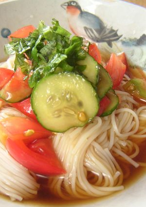 トマトのつゆのさらさらそうめん-レシピのメイン写真