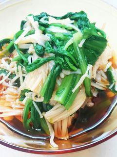 えのきと春菊のさっぱり和え物♪-レシピのメイン写真