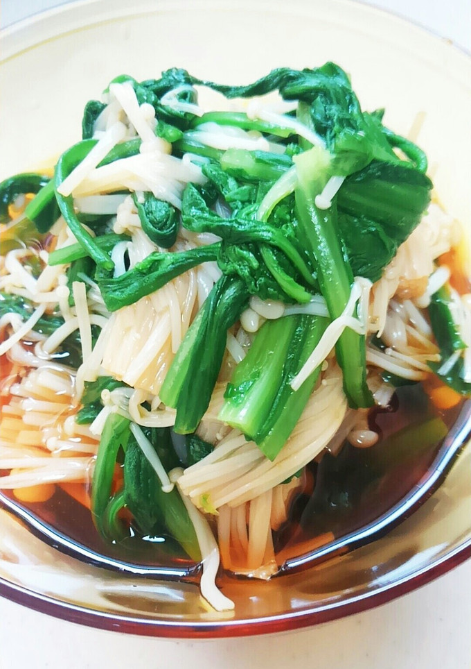 えのきと春菊のさっぱり和え物♪-レシピのメイン写真