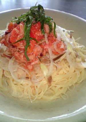 ☆簡単にデリ気分☆冷製パスタ☆-レシピのメイン写真
