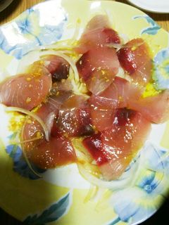 簡単!イナダのカルパッチョ-レシピのメイン写真