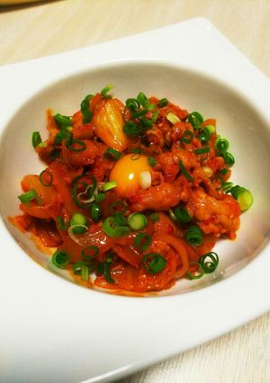ご飯がすすむ豚キムチ♪ (おつまみにも)-レシピのメイン写真
