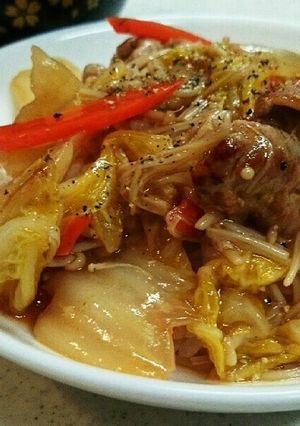 *白菜と豚肉の旨塩炒めご飯*-レシピのメイン写真