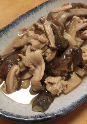 茄子としいたけの炒め煮-レシピのメイン写真
