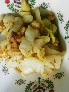 あと1品!!簡単!!白菜と鰹節の和え物♪-レシピのメイン写真