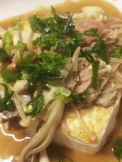 味は麺つゆだけ 豆腐ステーキ-レシピのメイン写真