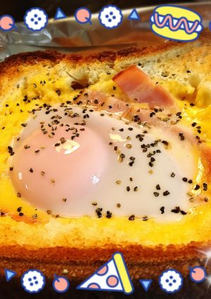 厚切りパンで♪カルボナーラパン♪-レシピのメイン写真