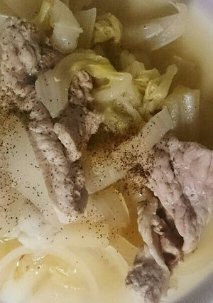簡単!!!豚肉と白菜のスープ煮♪-レシピのメイン写真