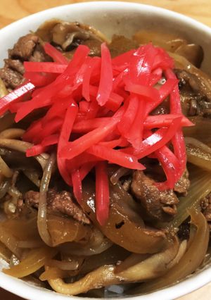 すき焼き風☆つゆだくで食べたい牛肉！-レシピのメイン写真