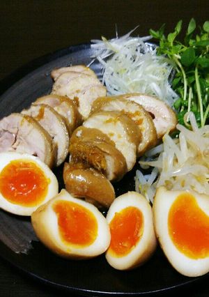 簡単鶏チャーシュー♥(醤油)-レシピのメイン写真