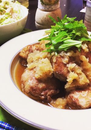 里芋の肉巻き揚げ〜おろしポン酢がけ〜-レシピのメイン写真
