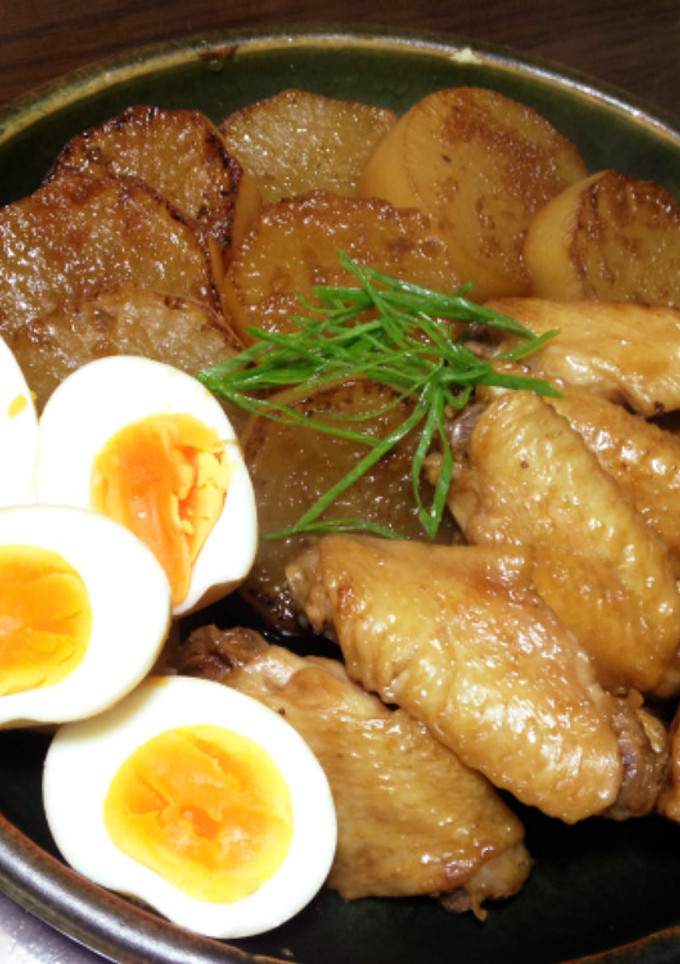 コクうま♡大根と手羽先の煮物-レシピのメイン写真
