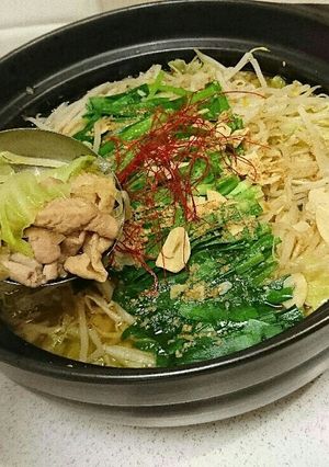 醤油味 もつ鍋-レシピのメイン写真