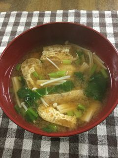 大根菜とえのきのお味噌汁♡-レシピのメイン写真