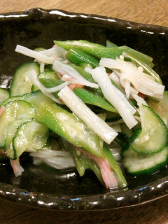簡単!!オクラの酢の物-レシピのメイン写真