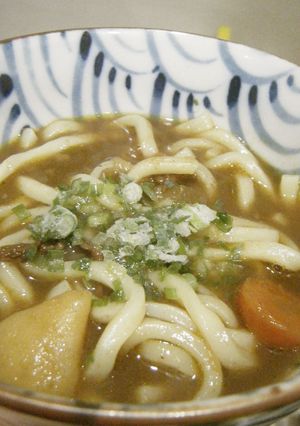 昨日のカレーとあたただしで旨カレーうどん-レシピのメイン写真