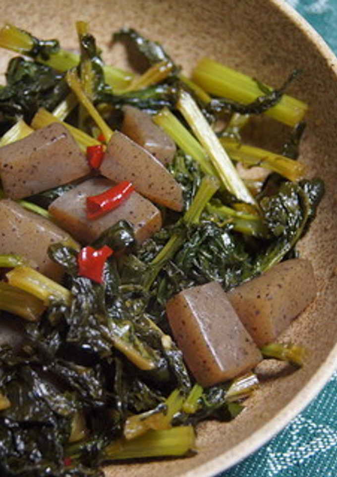大根の葉と蒟蒻の炊いたん★おばんざい-レシピのメイン写真