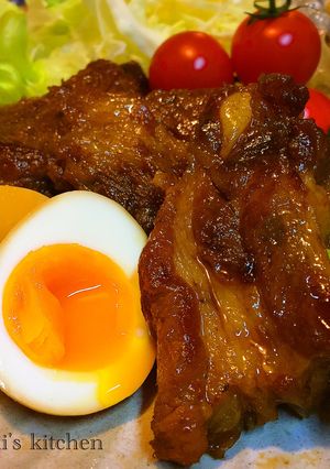 とろっとろ♡簡単スペアリブ！最速煮卵付き-レシピのメイン写真