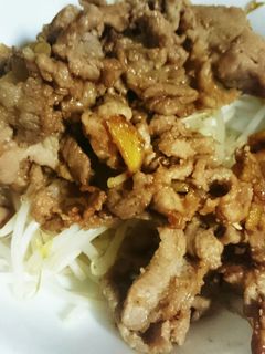 柚子茶で豚肉味噌炒め-レシピのメイン写真
