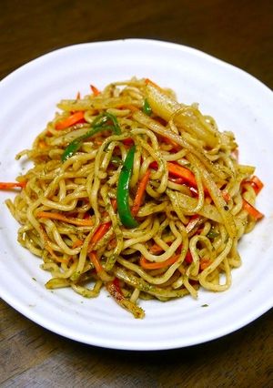 簡単！和風ピリ辛おつまみ焼きそば-レシピのメイン写真