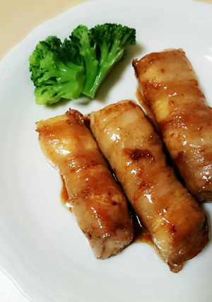 豆腐の豚バラ巻き ~照り焼き~-レシピのメイン写真