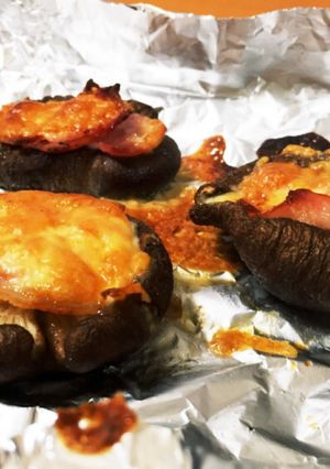 椎茸のベーコンチーズ焼き-レシピのメイン写真