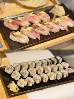 鯵の握り鮨となめろう巻き-レシピのメイン写真