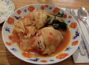 骨つき鳥もも肉とキャベツのトマト煮-レシピのメイン写真
