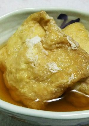 めんつゆで味付け簡単☆卵入り巾着の煮物-レシピのメイン写真