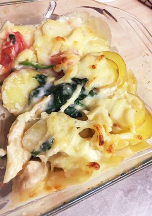 鶏肉と野菜のホワイトソースグラタン-レシピのメイン写真