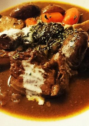 だらしなくいい加減に作る牛肉の赤ワイン煮-レシピのメイン写真