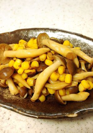 ☼しめじとコーンのバター醤油炒め-レシピのメイン写真