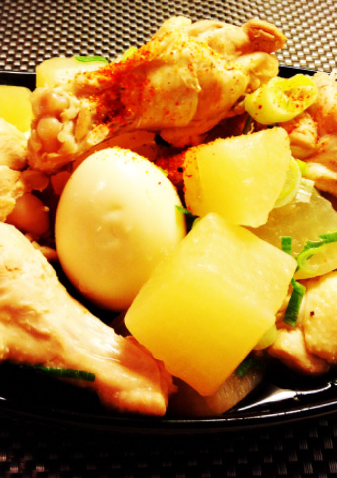 煮るだけ♡大根と卵と手羽元のさっぱり煮♬-レシピのメイン写真