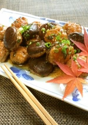 椎茸の海老豚ミンチ詰め-レシピのメイン写真