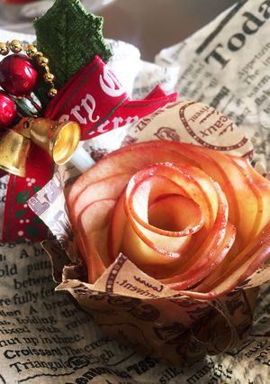 【北海道りんごの薔薇ミニタルト】AQW-レシピのメイン写真
