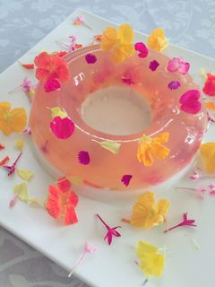 梅酒の2層寒天ゼリー-レシピのメイン写真