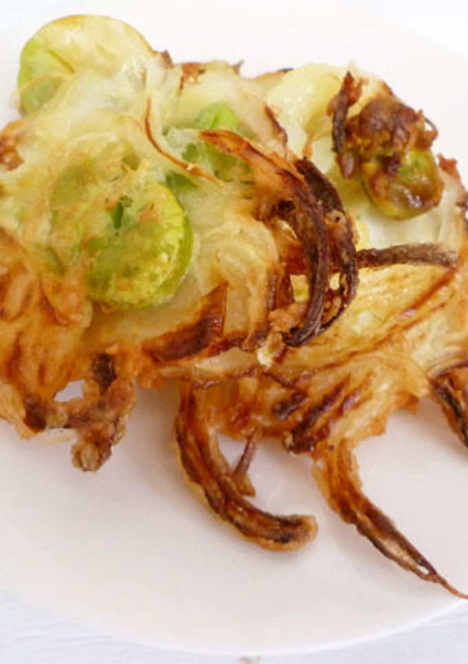 揚げ焼きで簡単　そら豆のかき揚げ-レシピのメイン写真