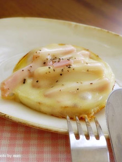 玉ねぎとハムとチーズのステーキ-レシピのメイン写真