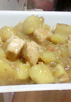 さつまいもとササミの炒め煮-レシピのメイン写真