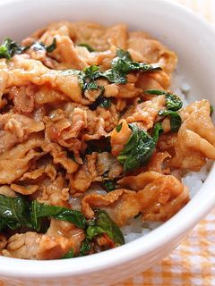 豚肉シソ葉丼-レシピのメイン写真
