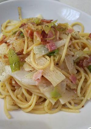 長いもとねぎの和風パスタ-レシピのメイン写真