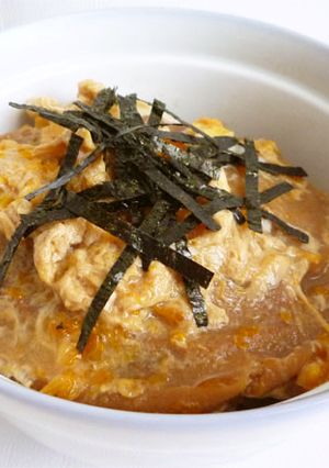 車麩で親子丼風　車麩の玉子とじ丼-レシピのメイン写真
