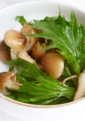 水菜としめじの和風塩だれサラダ-レシピのメイン写真