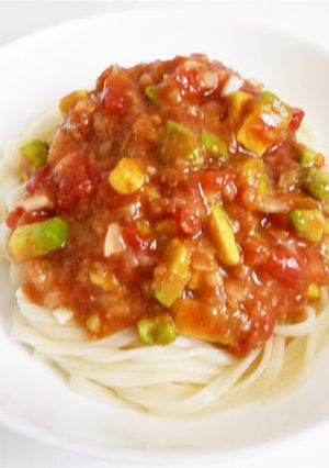 うどんでメキシカン　サルサ風サラダうどん-レシピのメイン写真