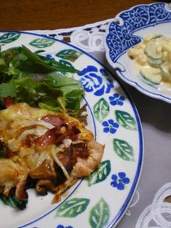 鶏むね肉のピザ風-レシピのメイン写真