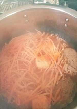 肉団子ともやしのケチャップ煮-レシピのメイン写真